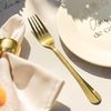 Faqueiro 18 Peças De Aço Inox  Dourado Positano Premium - Lyor