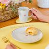 Kit 4 Canecas de Porcelana com Filete de Ouro - Foi Por Amor