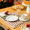 Prato de Sobremesa De Porcelana Branca Coleção Realeza