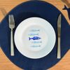 OUTLET Prato de Sobremesa de Porcelana Peixes - Coleção Peixes