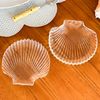 Kit 2 Bowls de Vidro Concha com Filete de Ouro