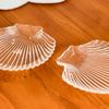 Kit 2 Bowls de Vidro Concha com Filete de Ouro