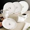 Kit 4 Pratos De Sobremesa - Coleção Memórias De Um Lar