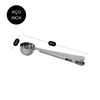 Colher Medidora para Café com Cabo Prendedor de Aço Inox