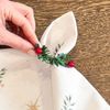 Porta Guardanapo - Guirlanda de Natal