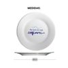 OUTLET Prato de Sobremesa de Porcelana Mar - Coleção Peixes