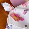 Kit 4 Guardanapos Flores em Linhão Texturizado