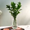 Vaso de Vidro Canelado Slim 20cm - 750ml