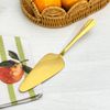 Espátula para Bolo de Aço Inox Dourado Positano Premium - Lyor