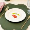 OUTLET Prato de Sobremesa de Porcelana - Coleção Cerejas