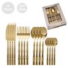 Faqueiro 16 Peças de Aço Inox Bambu Elegant - Lyor