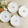 Kit 4 Pratos De Sobremesa + 4 Canecas - Coleção Memórias De Um Lar