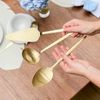 Kit 3 Utensílios para Servir de Aço Inox Ópera Champanhe Lyor