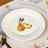 Prato de Sobremesa de Porcelana - Coleção Peras