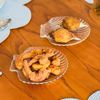 Kit 2 Bowls de Vidro Concha com Filete de Ouro