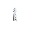 Farol com Porta Vela Branco - Coleção Peixes