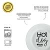 Prato de Porcelana Hot Dog - 20cm