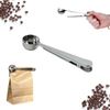 Colher Medidora para Café com Cabo Prendedor de Aço Inox