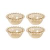 Kit 4 Mini Bowls de Cristal Âmbar - Wolff