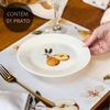 Prato de Sobremesa de Porcelana - Coleção Peras