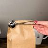 Colher Medidora para Café com Cabo Prendedor de Aço Inox