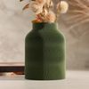 Vaso Canelado Ondas Textura Minimalista - Verde