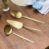 Kit 3 Utensílios para Servir de Aço Inox Ópera Champanhe Lyor