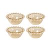 Kit 4 Mini Bowls de Cristal Âmbar - Wolff