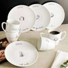 Kit 4 Pratos De Sobremesa - Coleção Memórias De Um Lar
