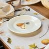Kit 4 Pratos de Sobremesa de Porcelana - Coleção Peras