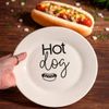 Prato de Porcelana Hot Dog - 20cm