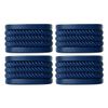 Kit 4 Porta Guardanapos Textura Cordão Azul - Coleção Peixes