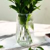 Kit 2 Vasos de Vidro Canelado Slim 15cm - 550ml