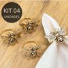 Kit 4 Porta Guardanapos Abelha -  Tuut