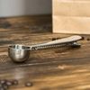 Colher Medidora para Café com Cabo Prendedor de Aço Inox
