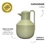 OUTLET Garrafa Térmica Mocha Verde Oliva 1L - Tuut