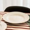 Prato de Sobremesa De Porcelana Branca Coleção Realeza