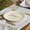 OUTLET Prato de Sobremesa de Porcelana - Coleção Alecrim