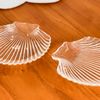 Kit 2 Bowls de Vidro Concha com Filete de Ouro