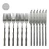 Faqueiro 12 Peças Bambu Elegant Aço Inox Prata Linha Premium