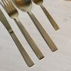 Faqueiro 32 Peças de Aço Inox Champanhe Santorini - Lyor