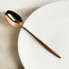 Colher Rose Gold De Aço Inox - Linha Premium