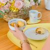 Kit 2 Bowls de Porcelana com Filete de Ouro - Coleção Foi Por Amor
