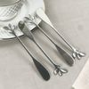 Kit 4 Espátulas de Aço Inox Leaves Prata - Wollf