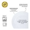 Kit 4 Pratos De Sobremesa Com Frase  A Mesa Está Posta...