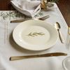 OUTLET Prato de Sobremesa de Porcelana - Coleção Alecrim