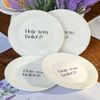 Kit 4 Pratos De Sobremesa Com Frase  Hoje Tem Bolo!