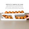 Porta Ovos Bandeja Dispenser Rolante Organizadora Até 14 Un
