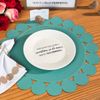 Kit 4 Americanos em Couro Ecológico Turquesa - Coleção Elo Perfeito