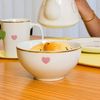 Bowl de Porcelana com Filete de Ouro - Coleção Foi Por Amor